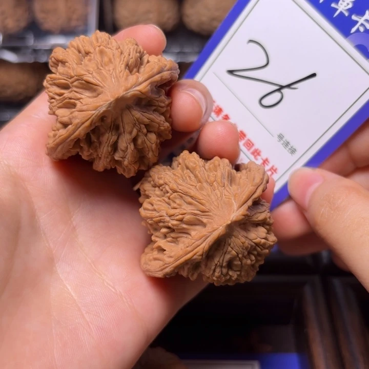 欺***人把件文玩核桃45虎头26全
