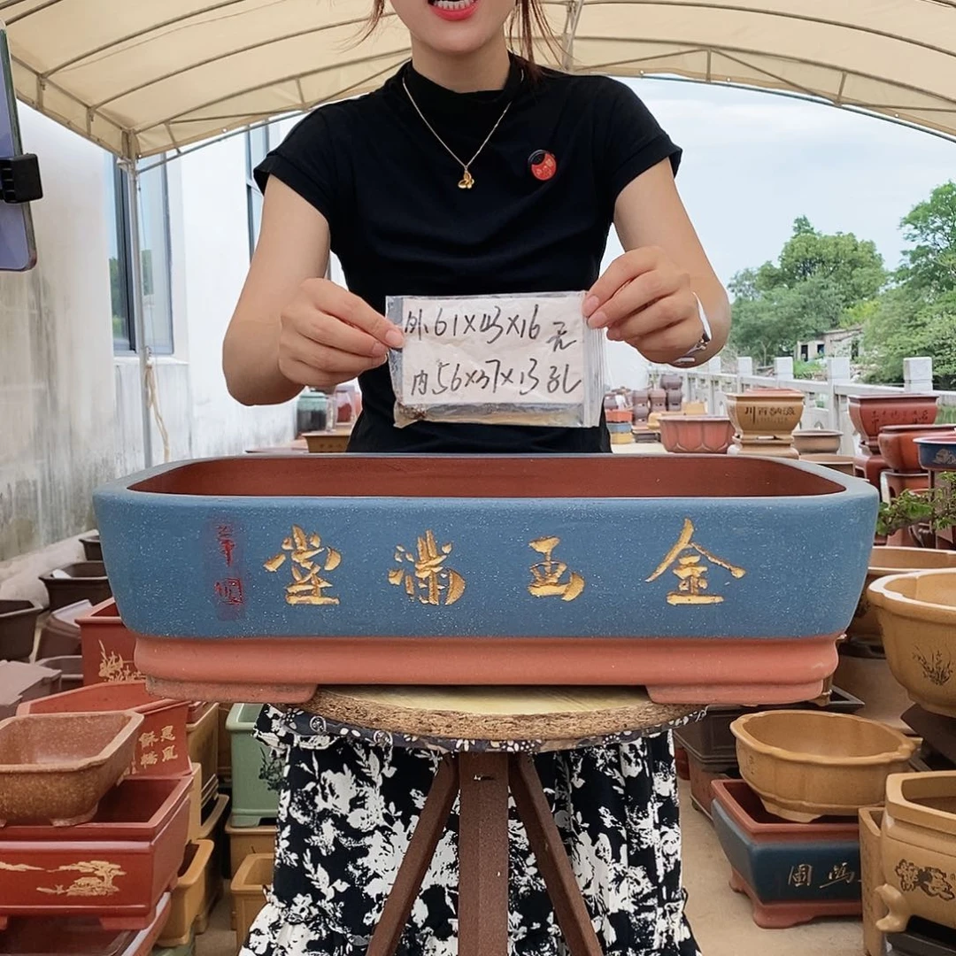 紫砂花盆紫砂花盆无孔