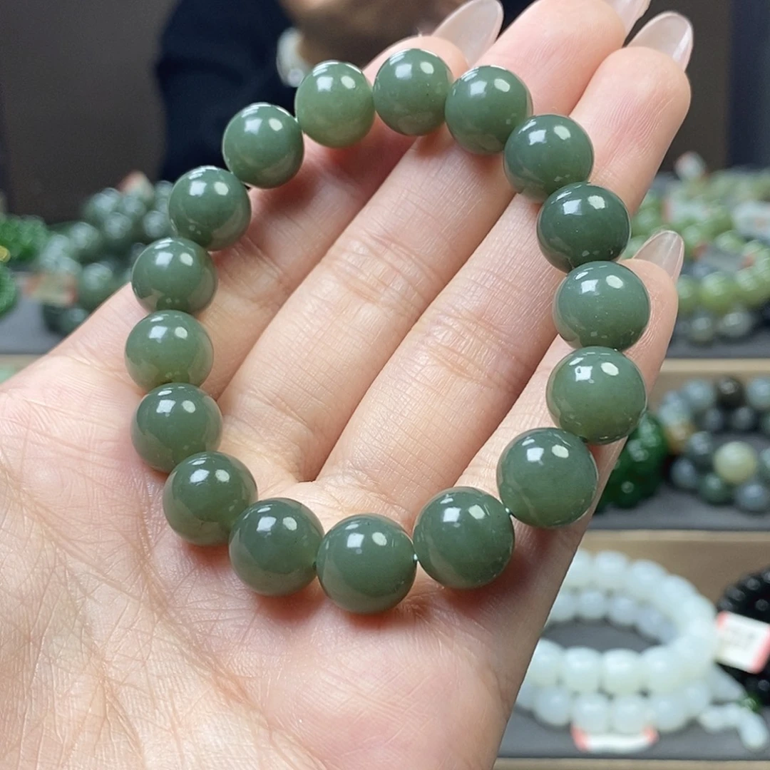 和田玉未镶嵌手链