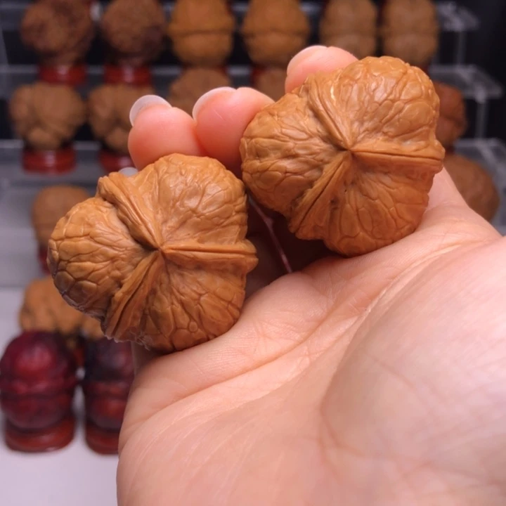 吊坠文玩核桃9柿饼子三楞