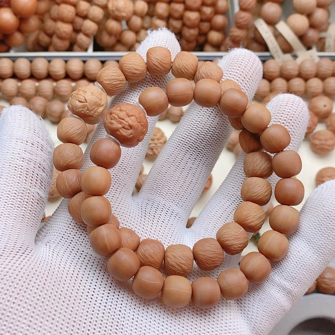 核桃手串/手链雕刻微瑕