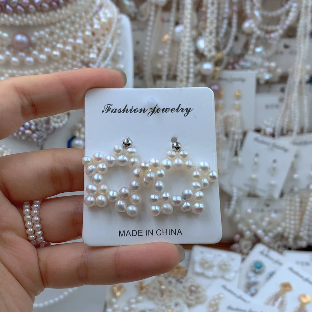 颈饰合金淡水珍珠