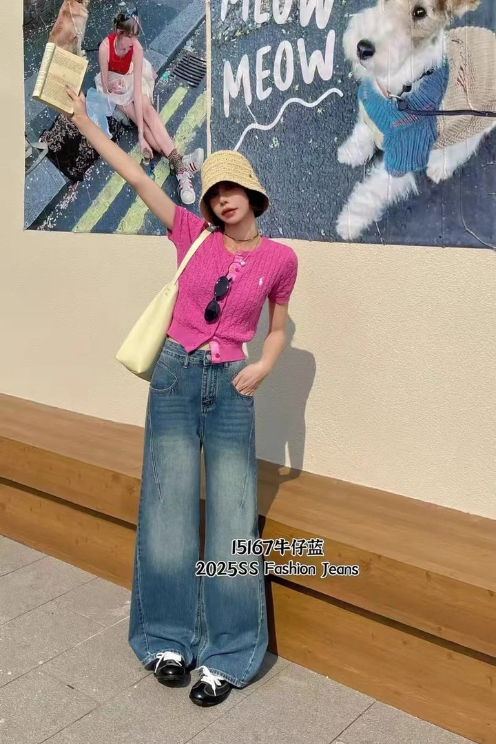 牛仔裤-默认个别微瑕-no退no换-介意勿拍！