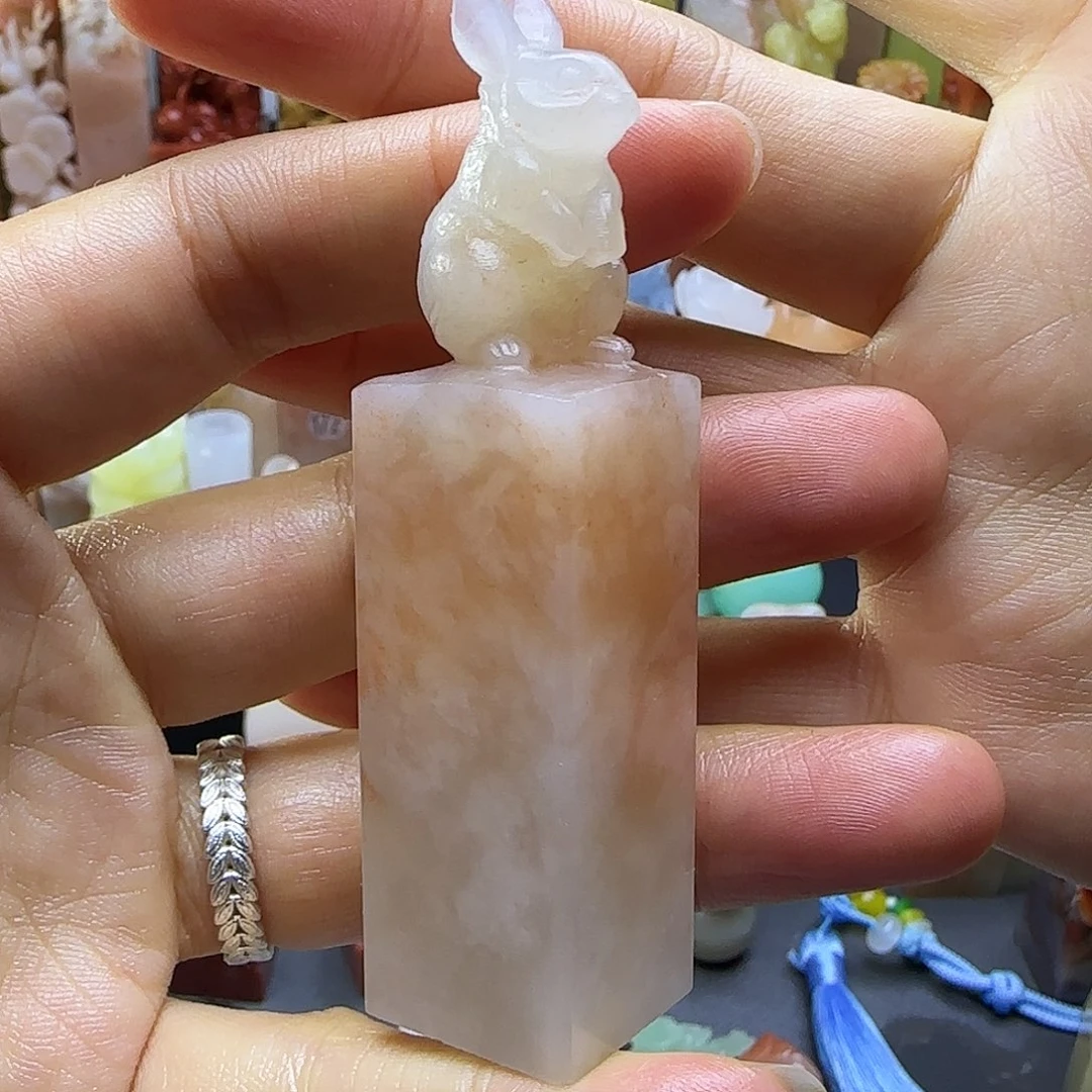 老挝印石兔子1.9/1.9