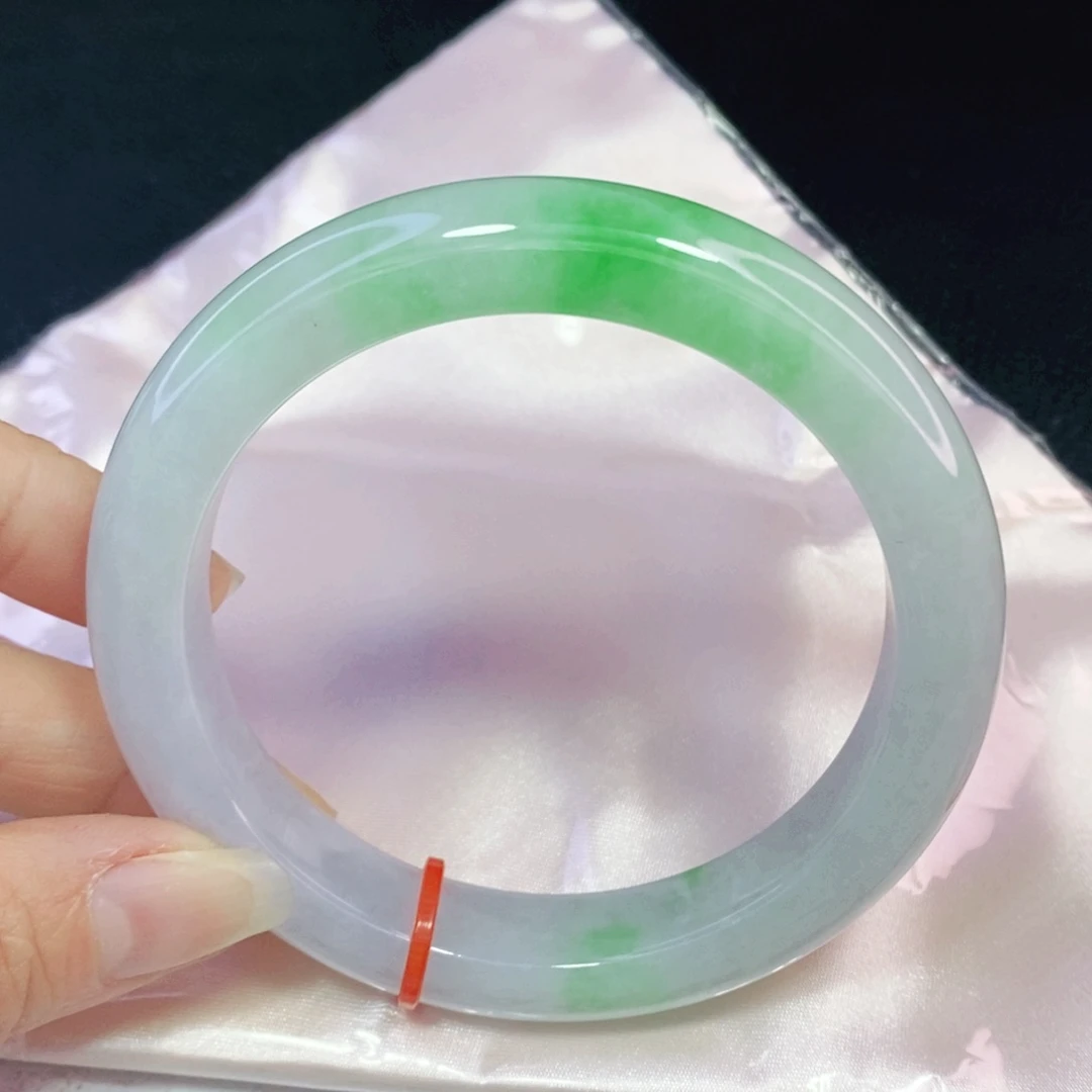 未镶嵌手镯翡翠62正圈