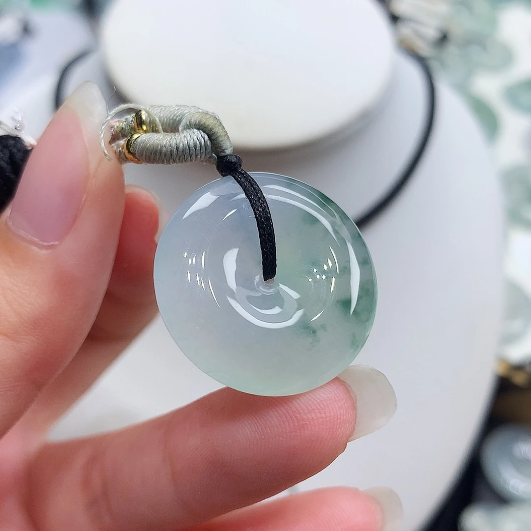 翡翠未镶嵌胸饰翡翠49，24.1/5.8