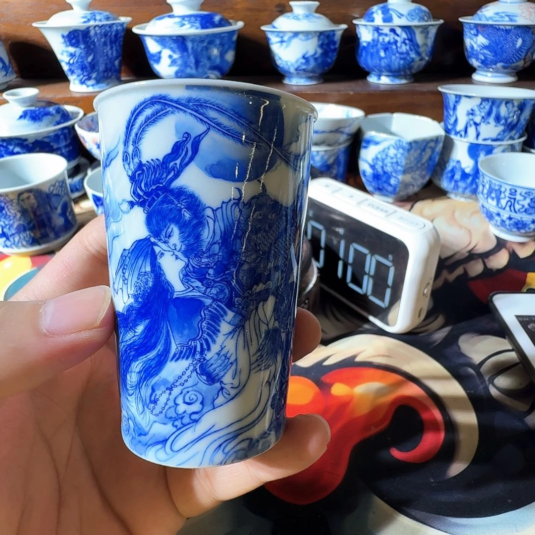 ^***^泥塑主人杯手工手绘