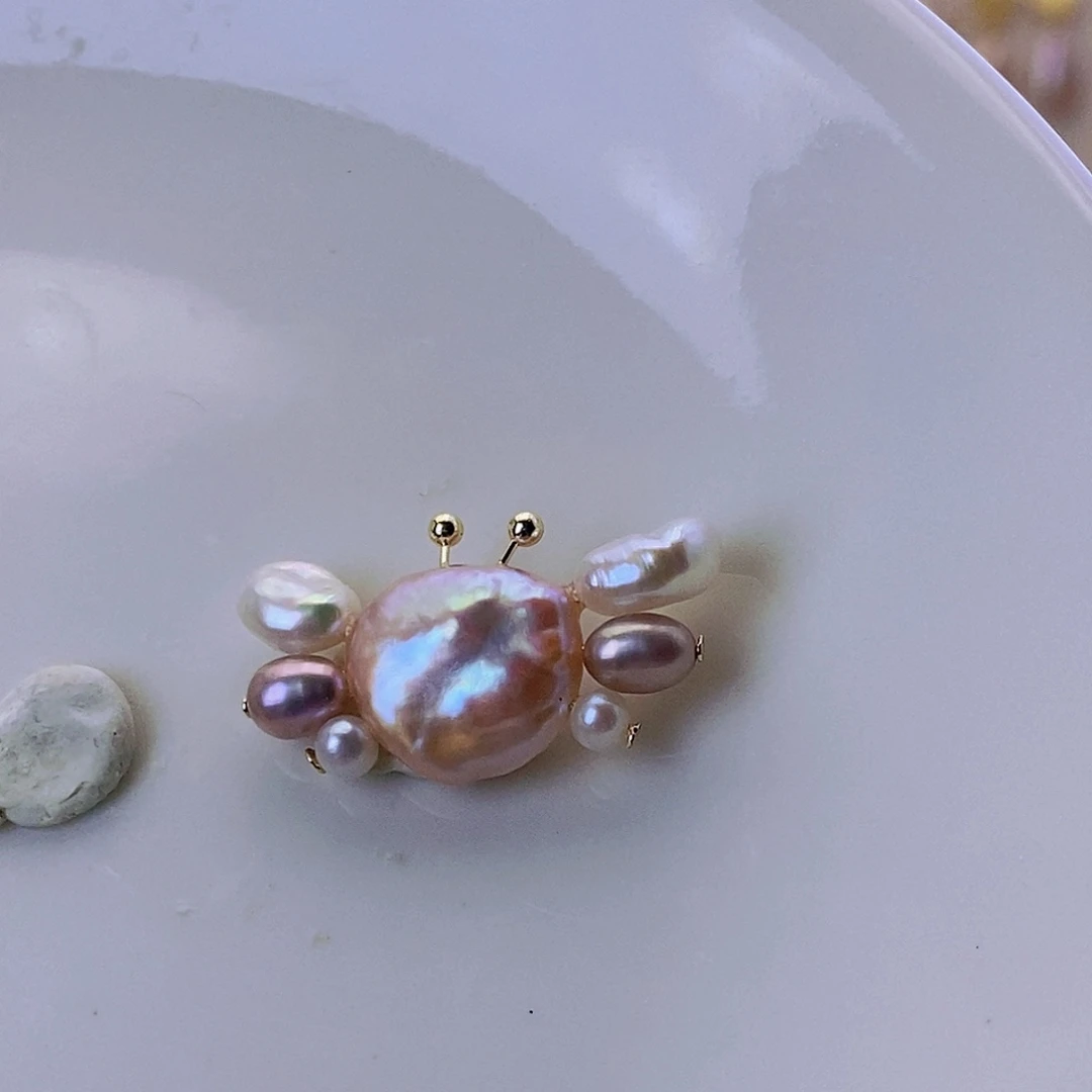 小***子银S925镶嵌戒指淡水珍珠