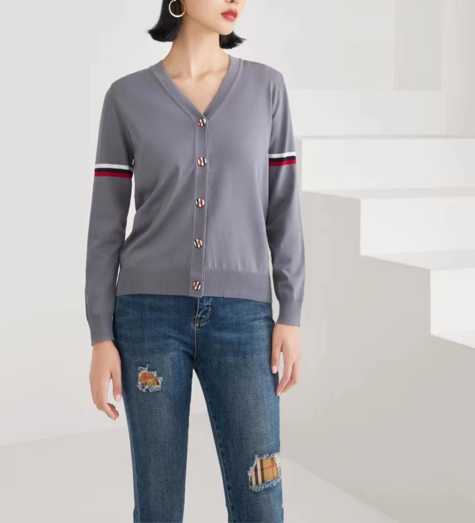 【1067】2024秋季新款针织衫长袖开衫女士