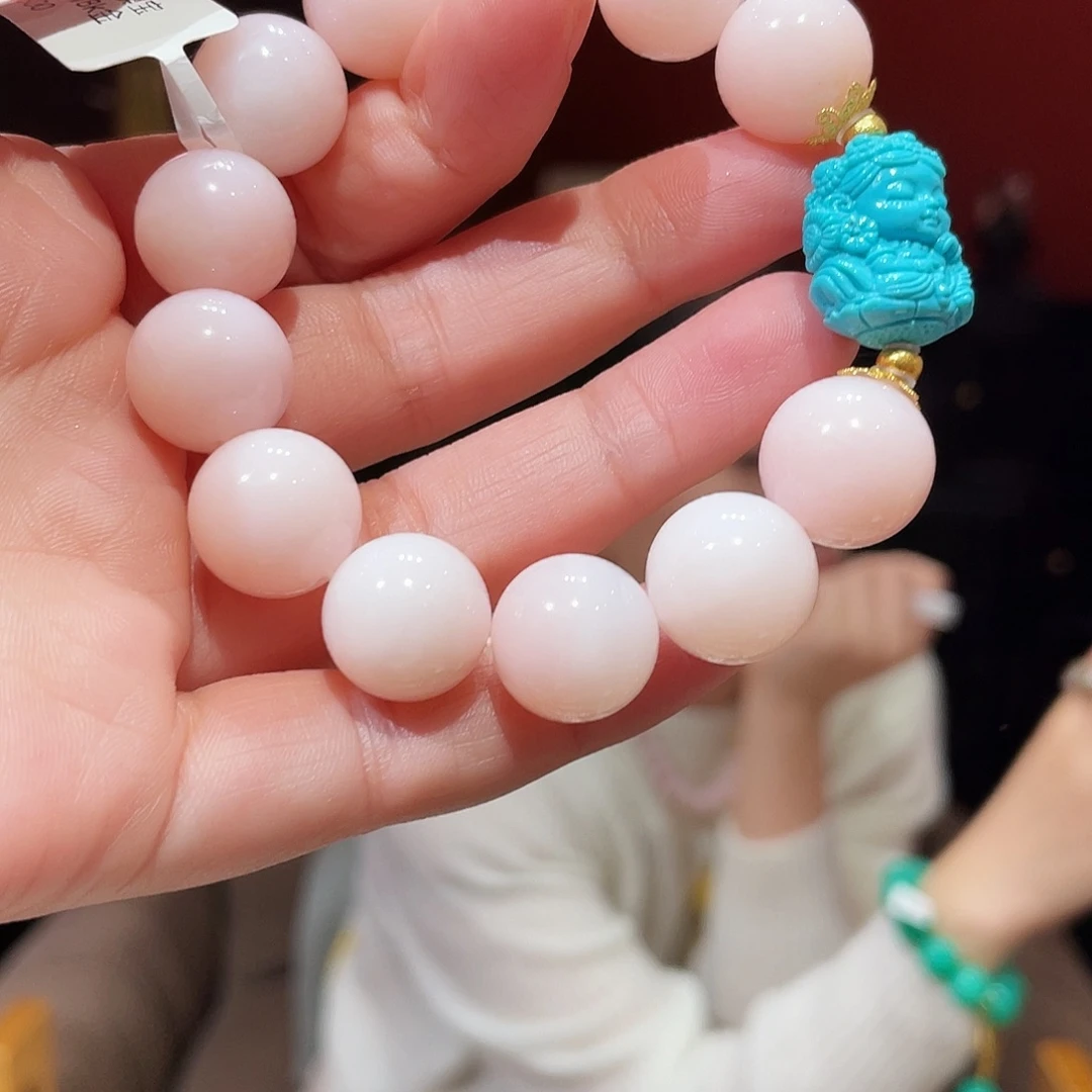 欧泊未镶嵌手链粉澳宝