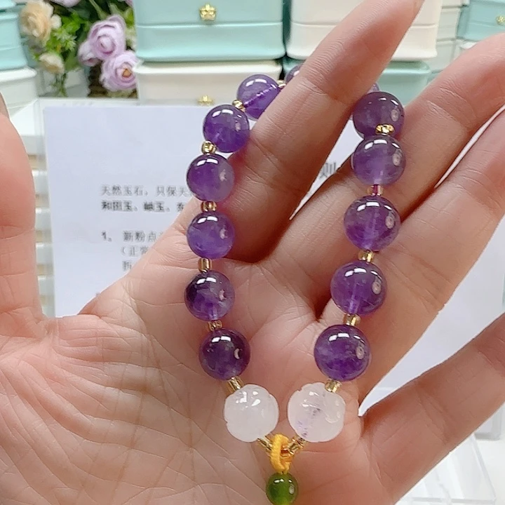 艾***琳石英质玉合金车挂