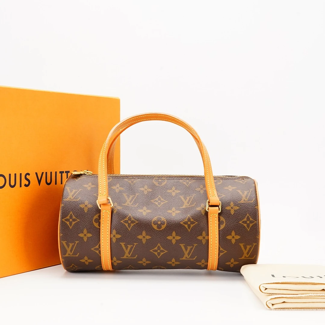 95新 LV 路易威登【小清一口价】中古巴比龙26包/植鞣革换新