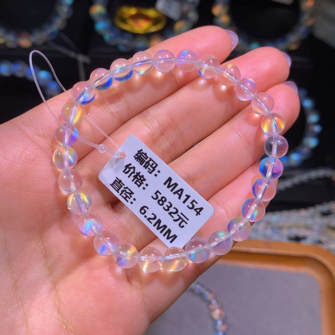 月光石手链未镶嵌MA154#6.2mm