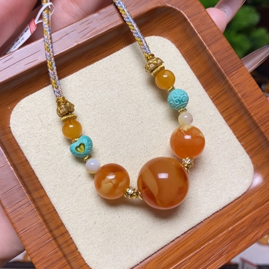【闪购商品】蜜蜡颈饰未镶嵌项链