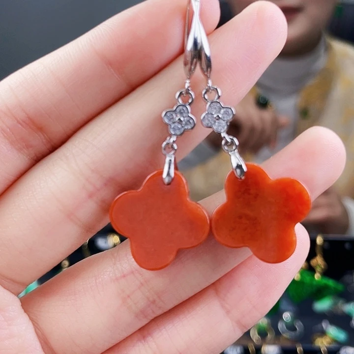 翡翠耳饰未镶嵌饰品