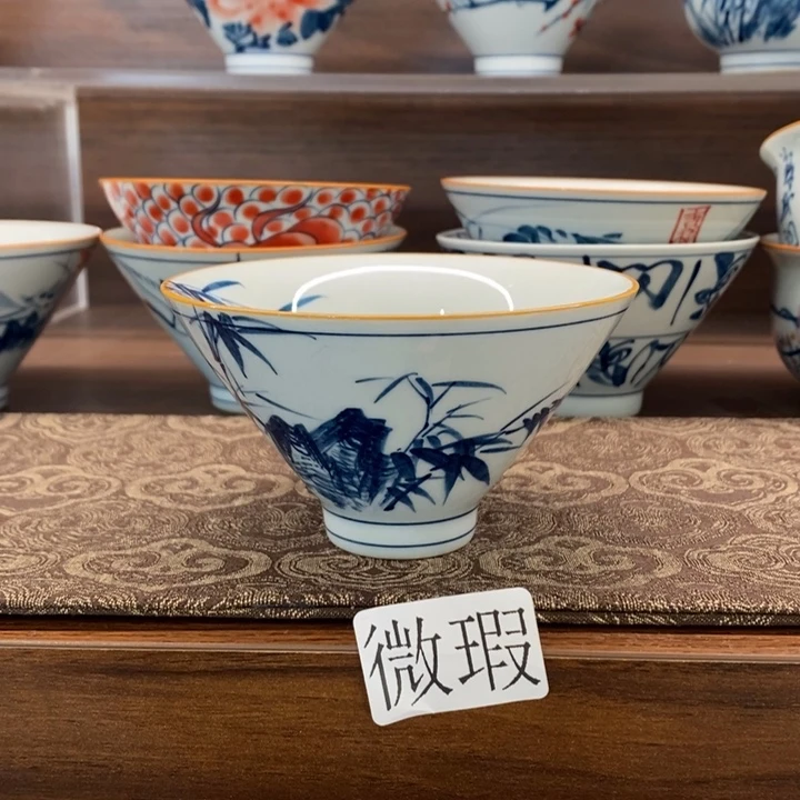 釉下老陶泥手工绘制