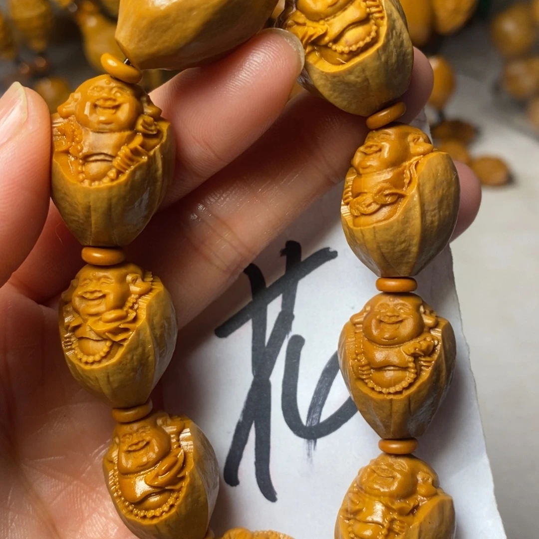 橄榄核手串/手链包衣弥勒