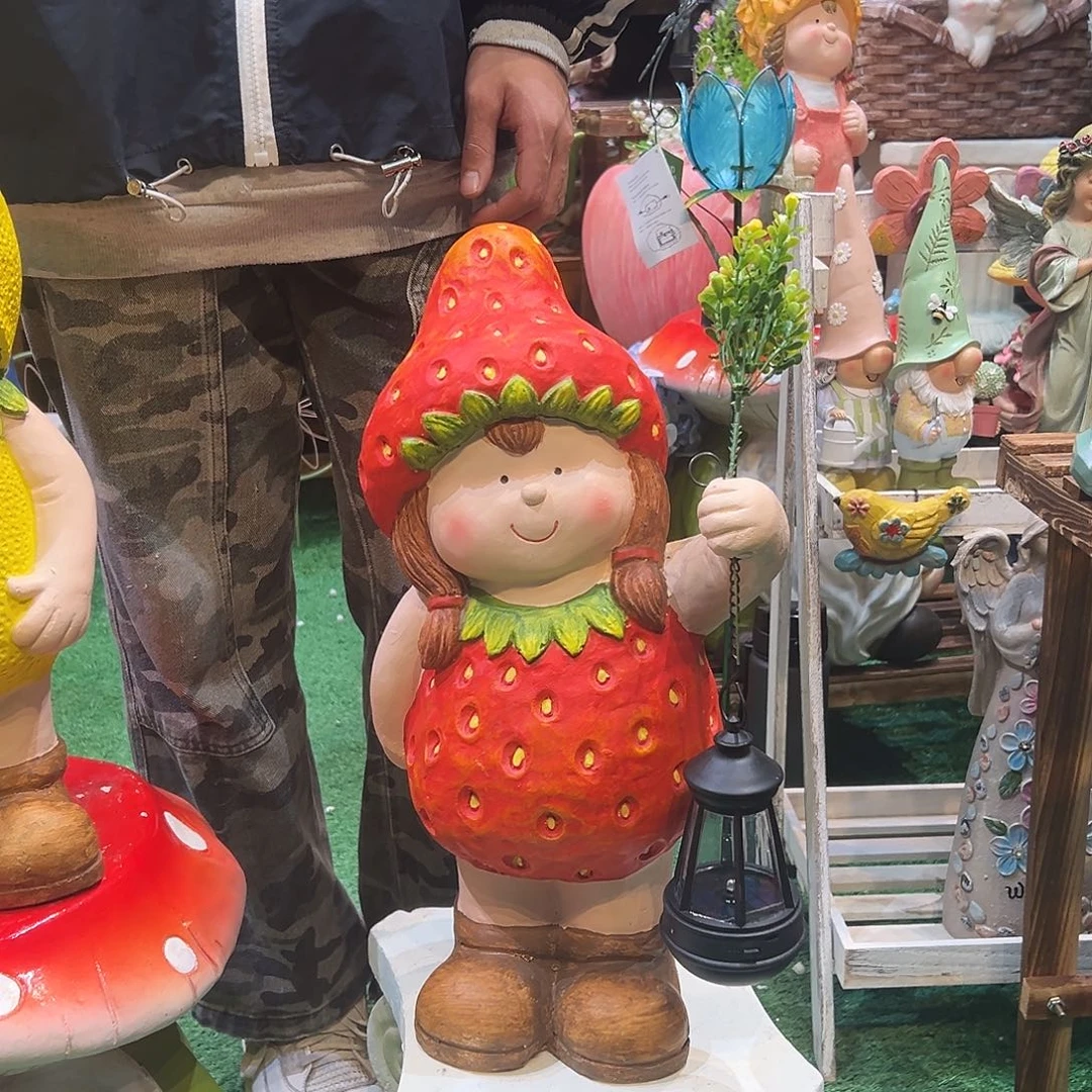 花园摆件红红火火