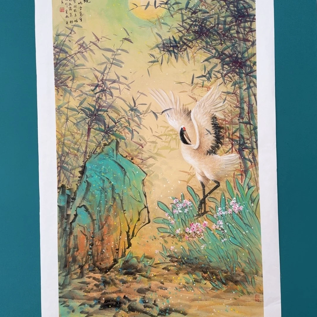 国画国画作品山水花鸟
