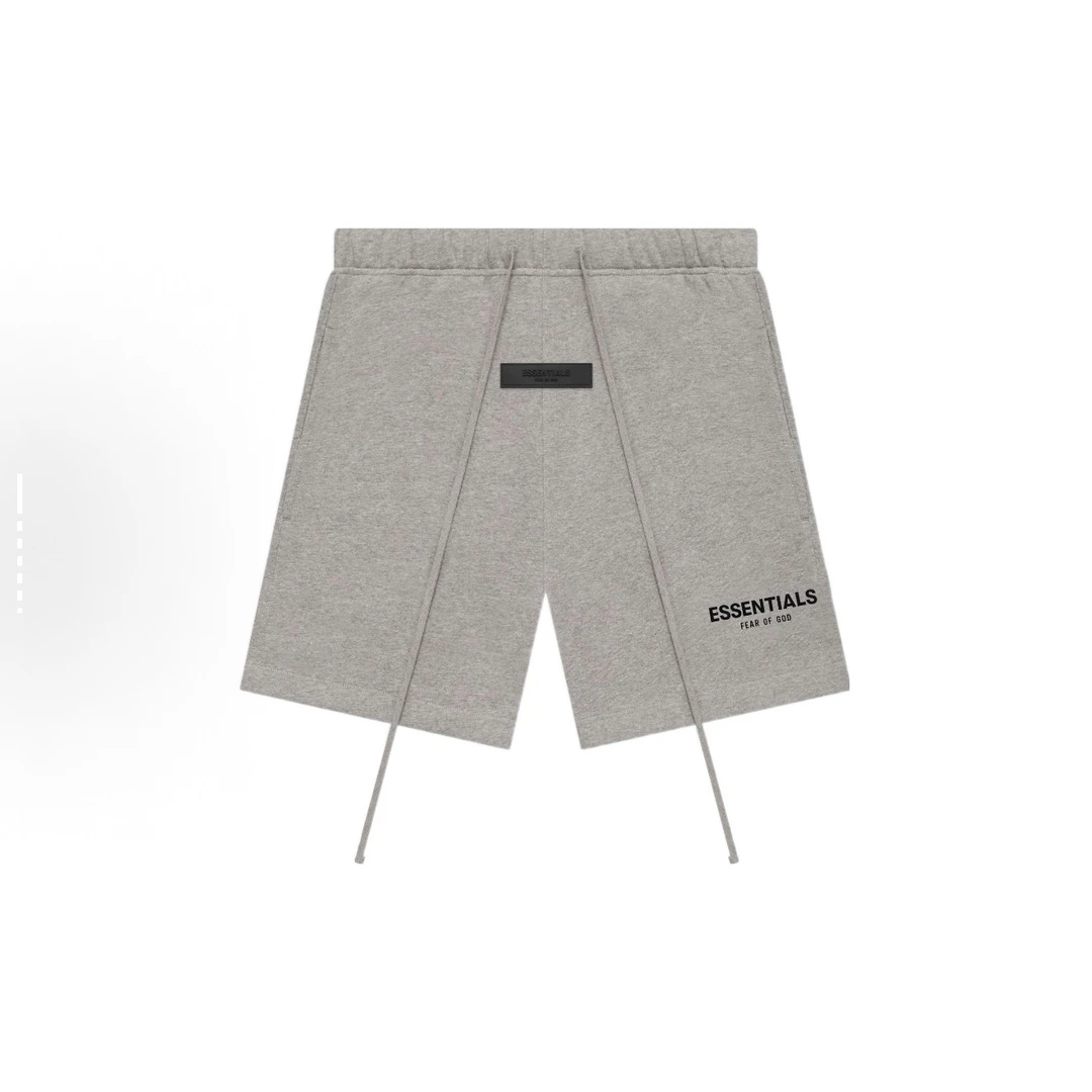 【单件】 SS22 经典款植绒字母抽绳休闲短裤男女同款