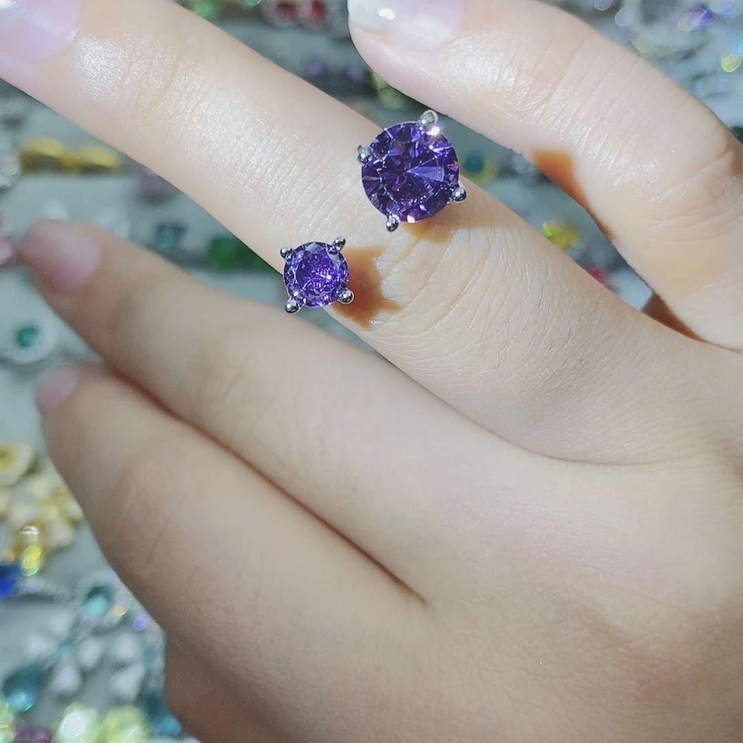 【闪购商品】银S925镶嵌耳饰托帕石