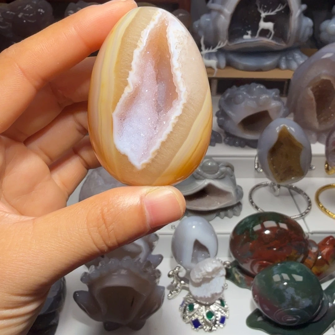 玛瑙/玉髓未镶嵌摆件