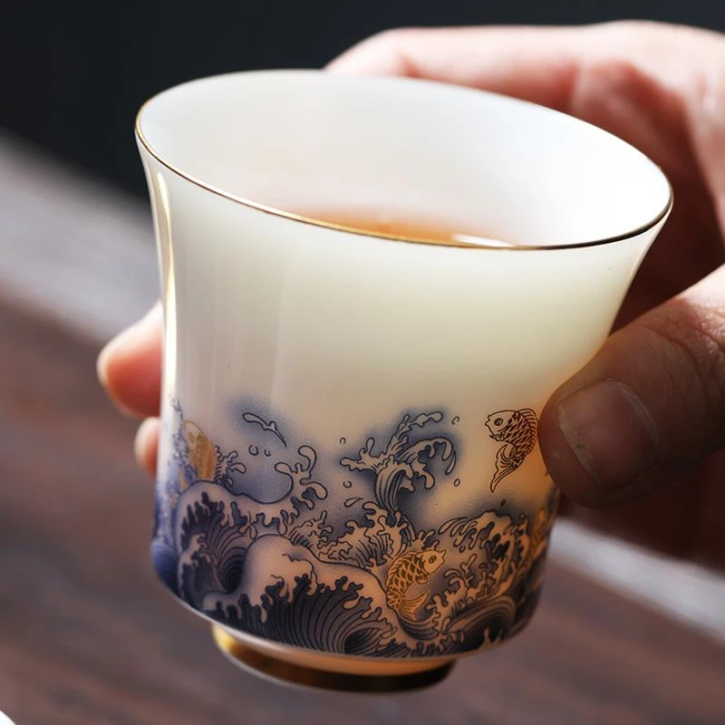 FAVMARTH茶杯个人主人杯专用男女士酒杯一杯单杯大陶瓷家用喝茶