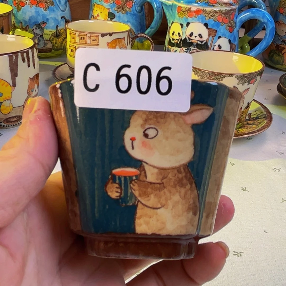 【闪购商品】摆件桃园山房高温釉下彩