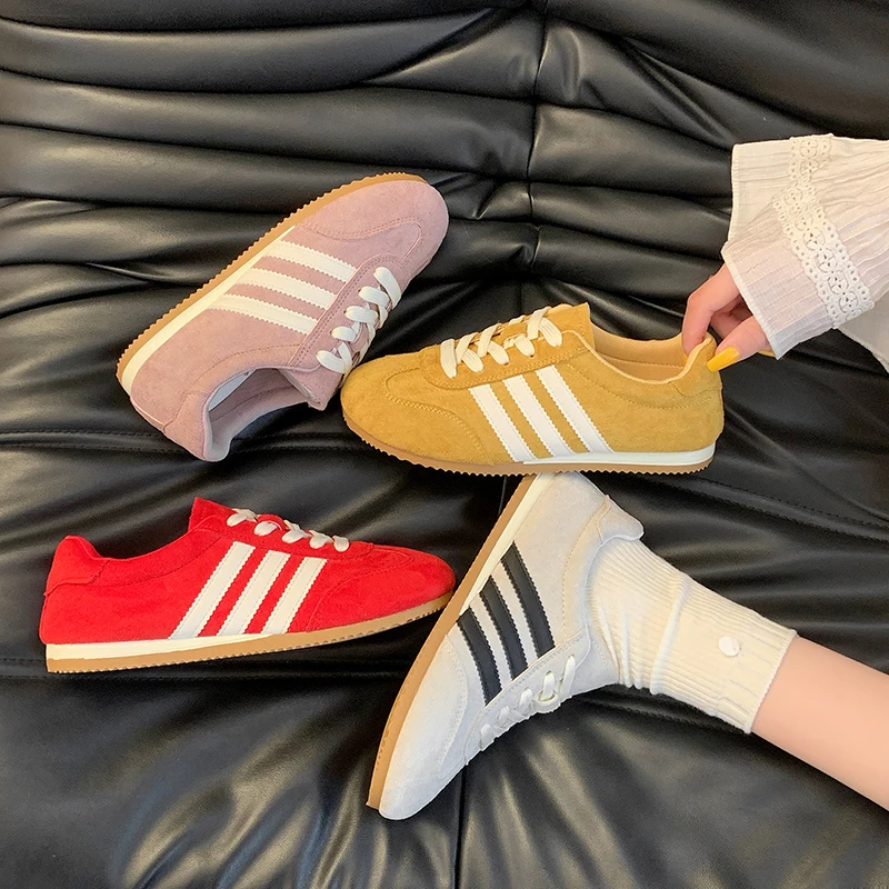 德训鞋女2025新款春季女鞋子爆款百搭超火小白阿甘鞋运动休闲板鞋