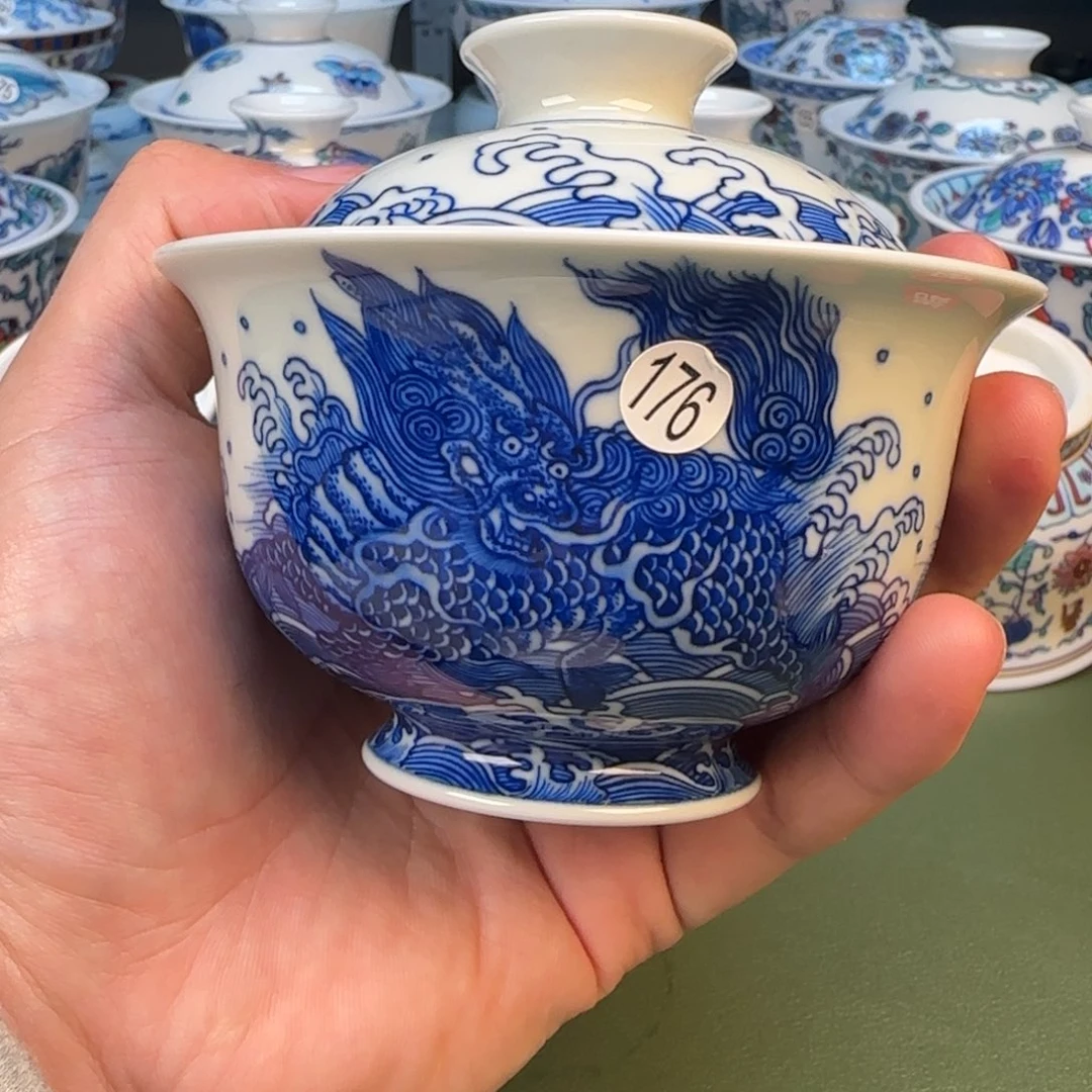 彦祖纯手工手绘茶具176