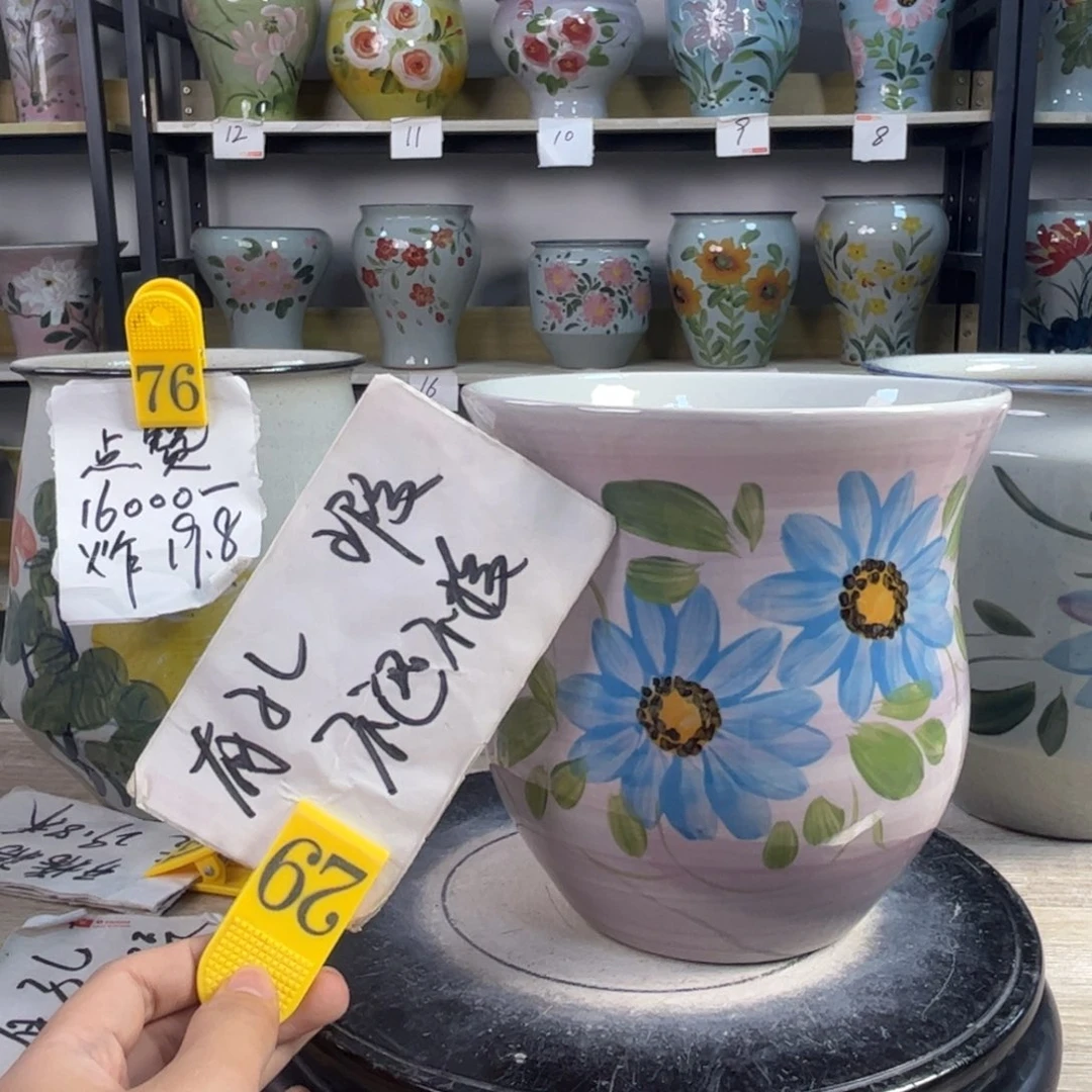 罐1tc景德镇陶瓷花盆