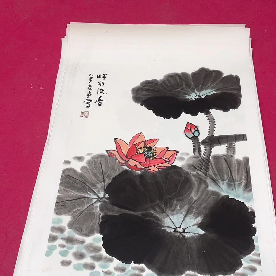 国画1.4平尺国画作品
