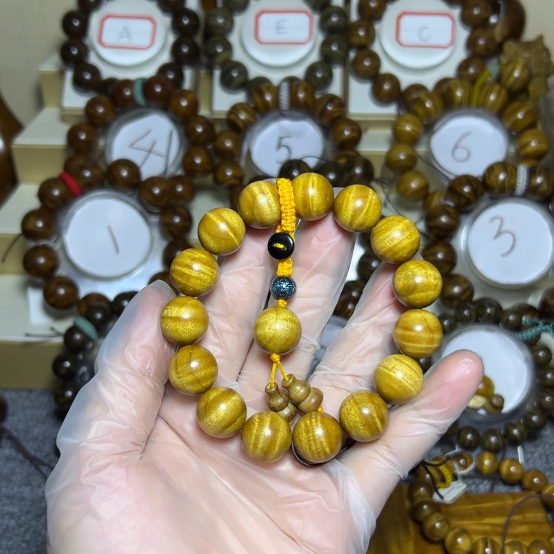 金丝楠手串/手链金丝楠木1.5