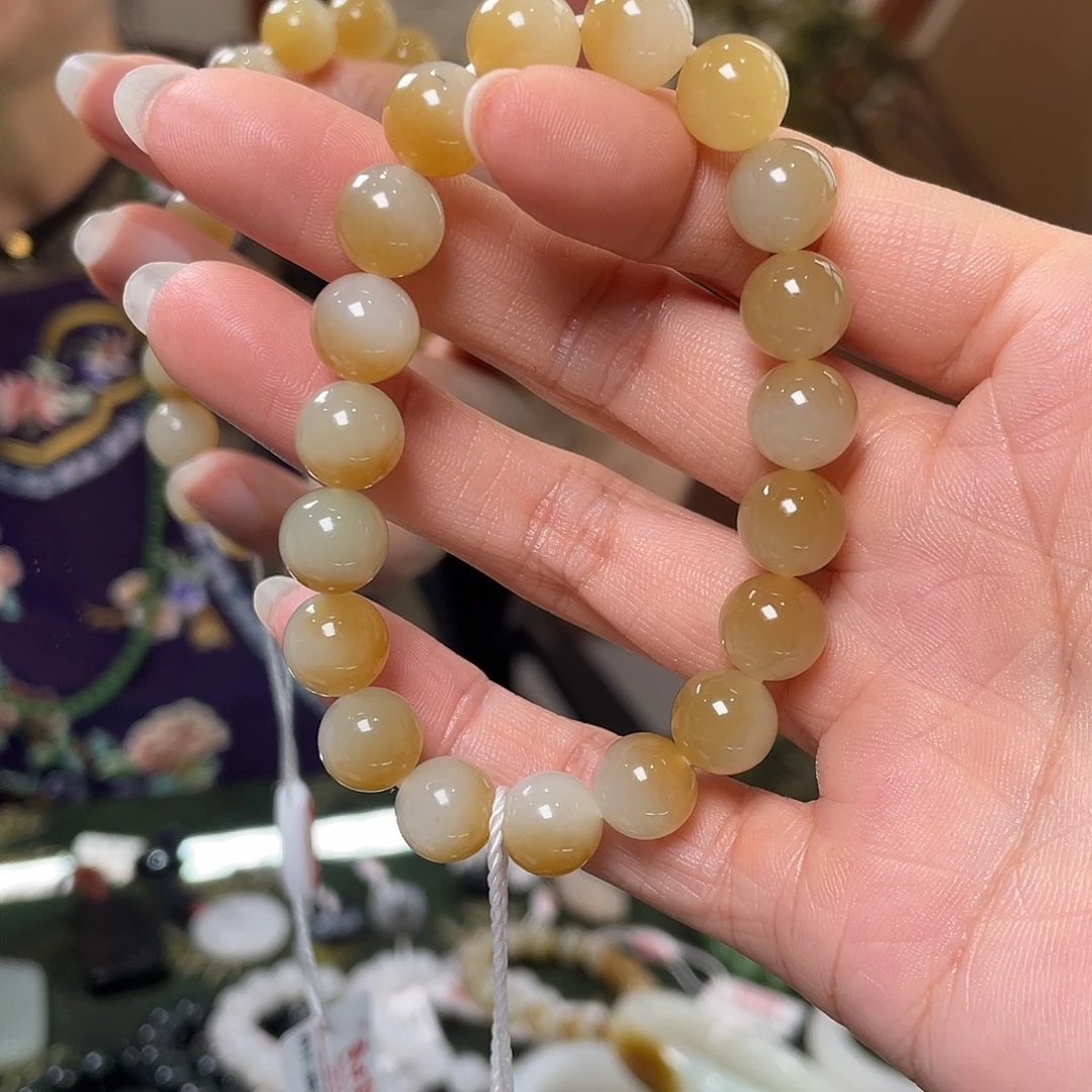 和田玉未镶嵌手链