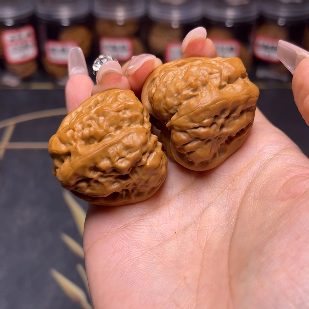 淡***然吊坠文玩核桃蛤蟆头