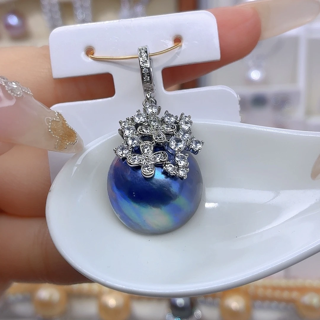 合金淡水珍珠颈饰F