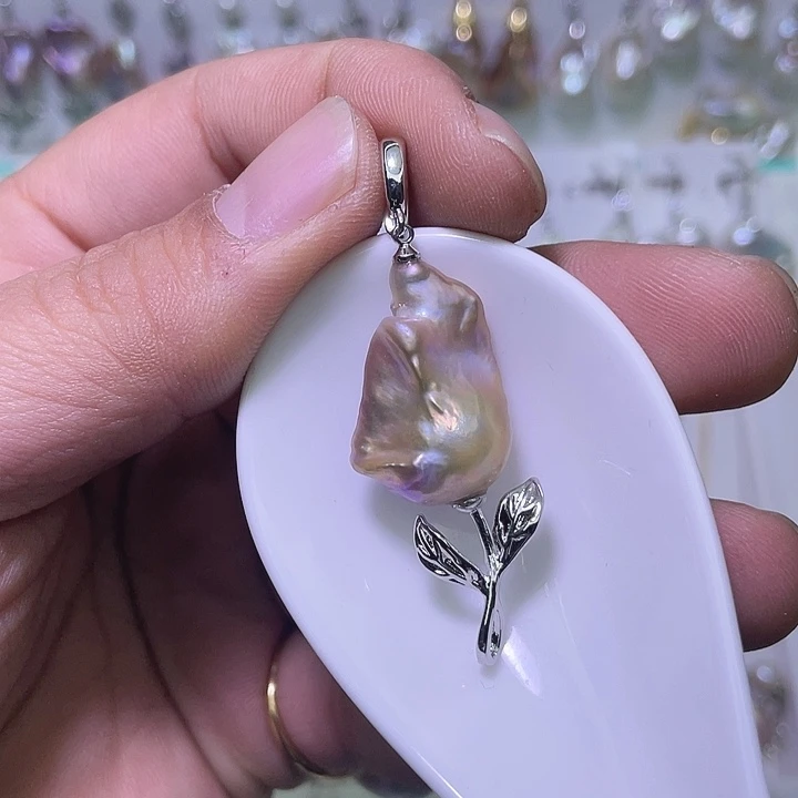 淡水珍珠未镶嵌颈饰03