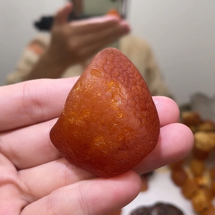 琥珀未镶嵌珠宝奇石海漂吊坠