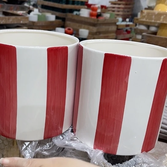 多肉绿植陶瓷花盆，有孔