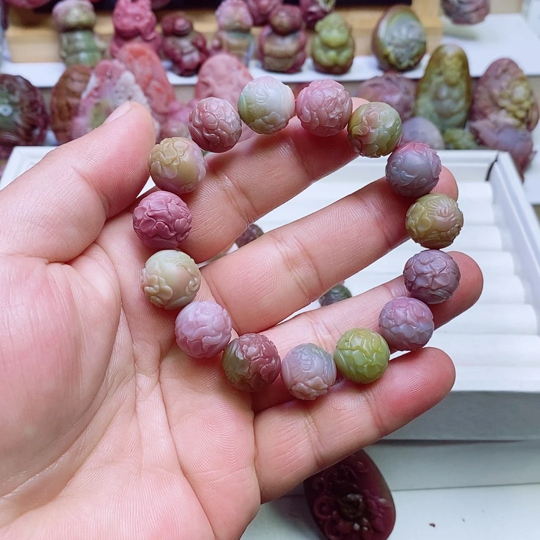 玛瑙/玉髓盐源玛瑙手链未镶嵌
