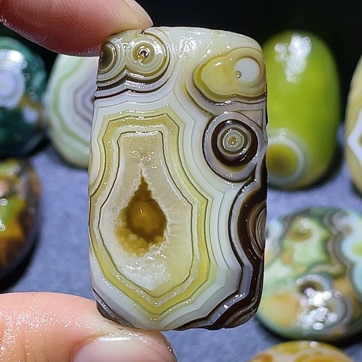 玛瑙/玉髓合金吊坠(不含链)