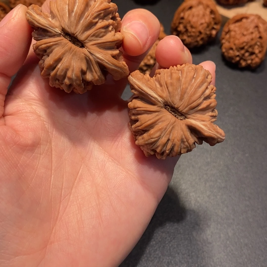 吊坠文玩核桃ㅤ*ㅤ12号三角四座楼44尺全品