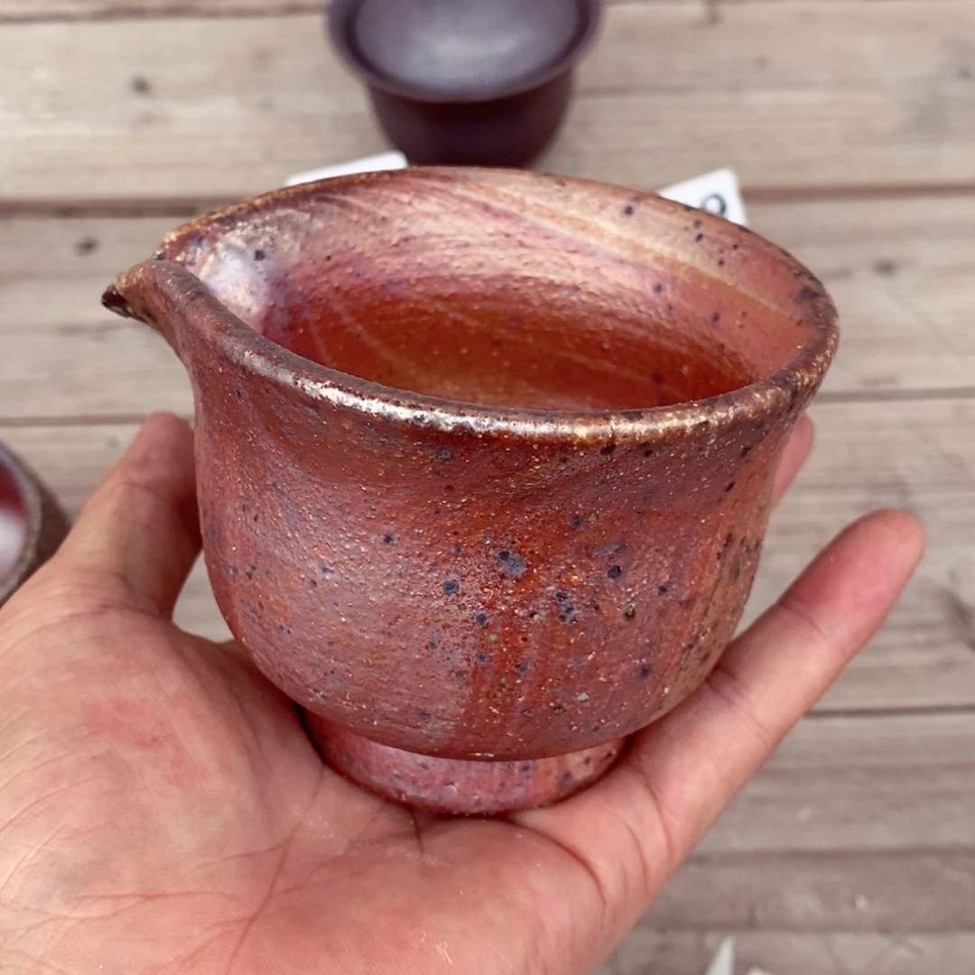 柴烧茶具套杯子家用