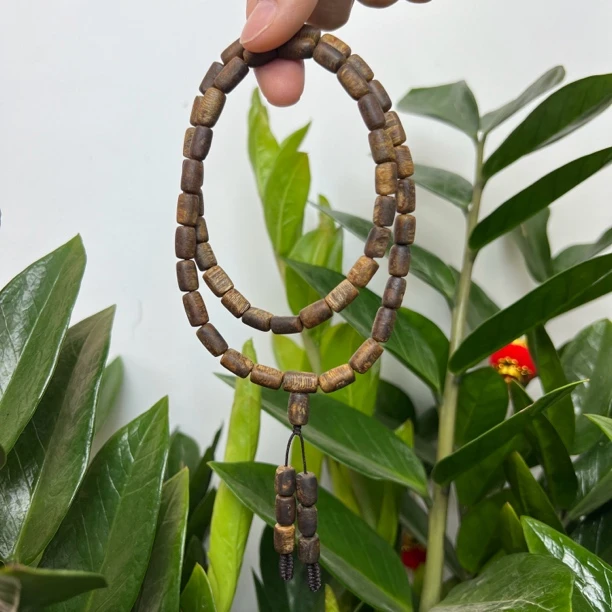 沉香7-8mm乌身随行留疤珠锁骨链双圈手串14g+多样性发一