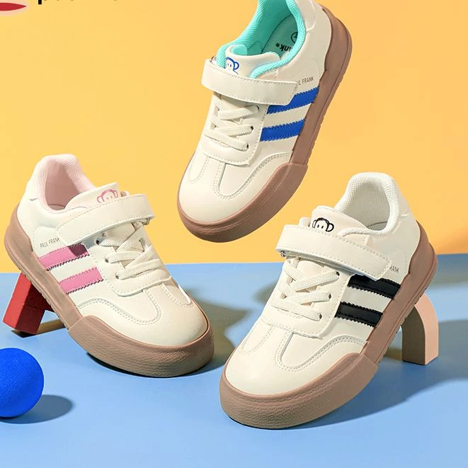 大妮专享-男童鞋子魔术贴轻便小白鞋休闲鞋女童运动鞋3183431179