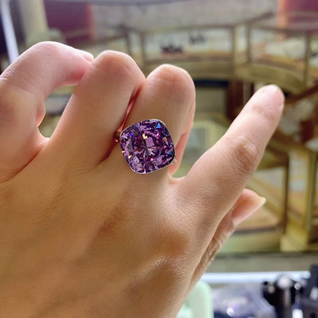 合金戒指 2334紫色戒指