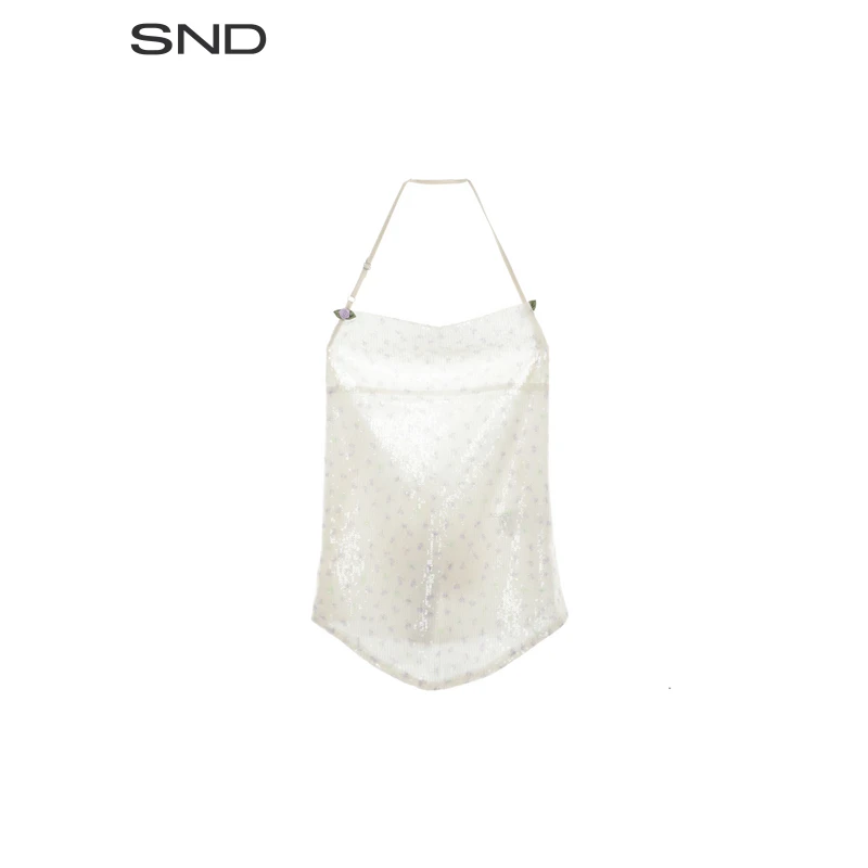 【LUMING ROOM 设计师品牌】SND 樱桃花卉荡领上衣