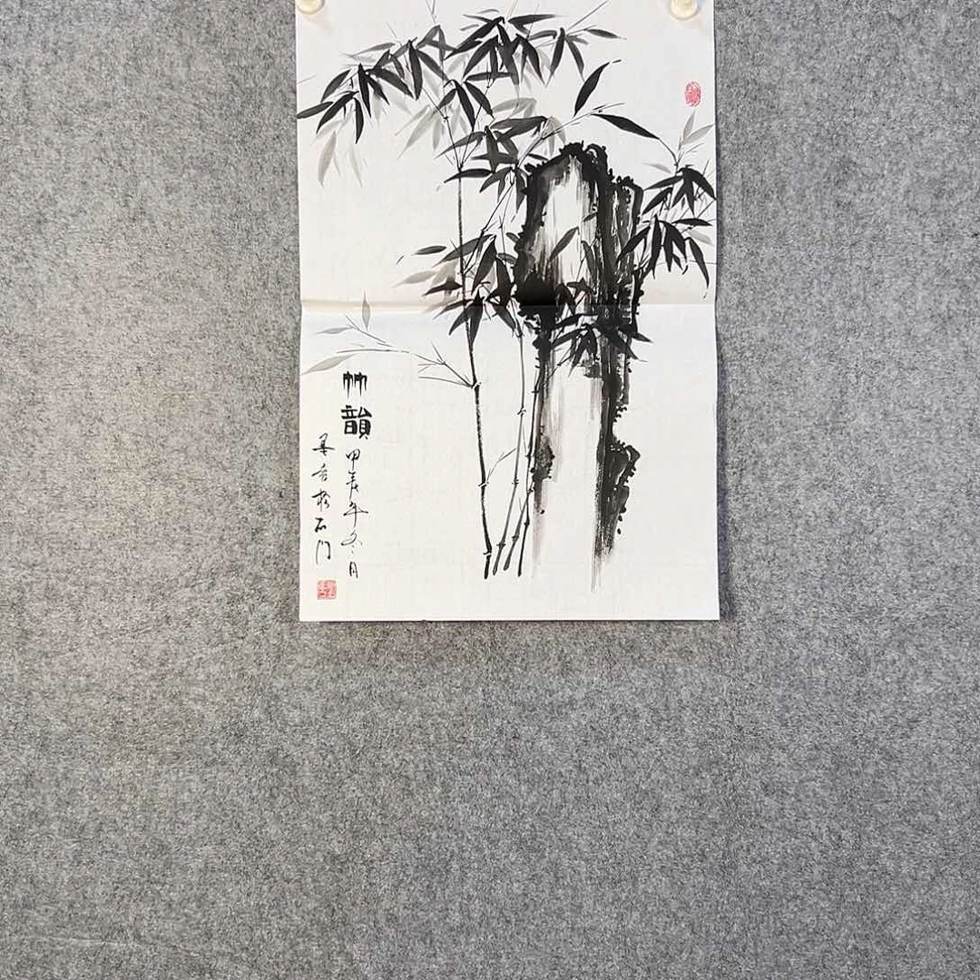 国画394 牡丹之花之叶的颜色与叶