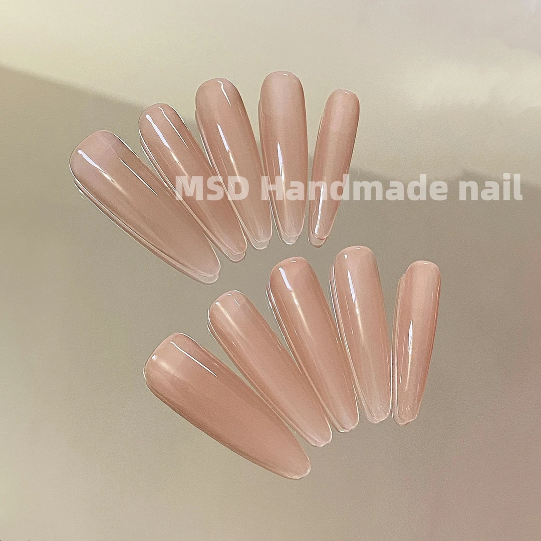 裸门门主丨4.0细狗穿戴甲手工穿戴甲裸色穿戴甲嬛嬛穿戴甲美甲