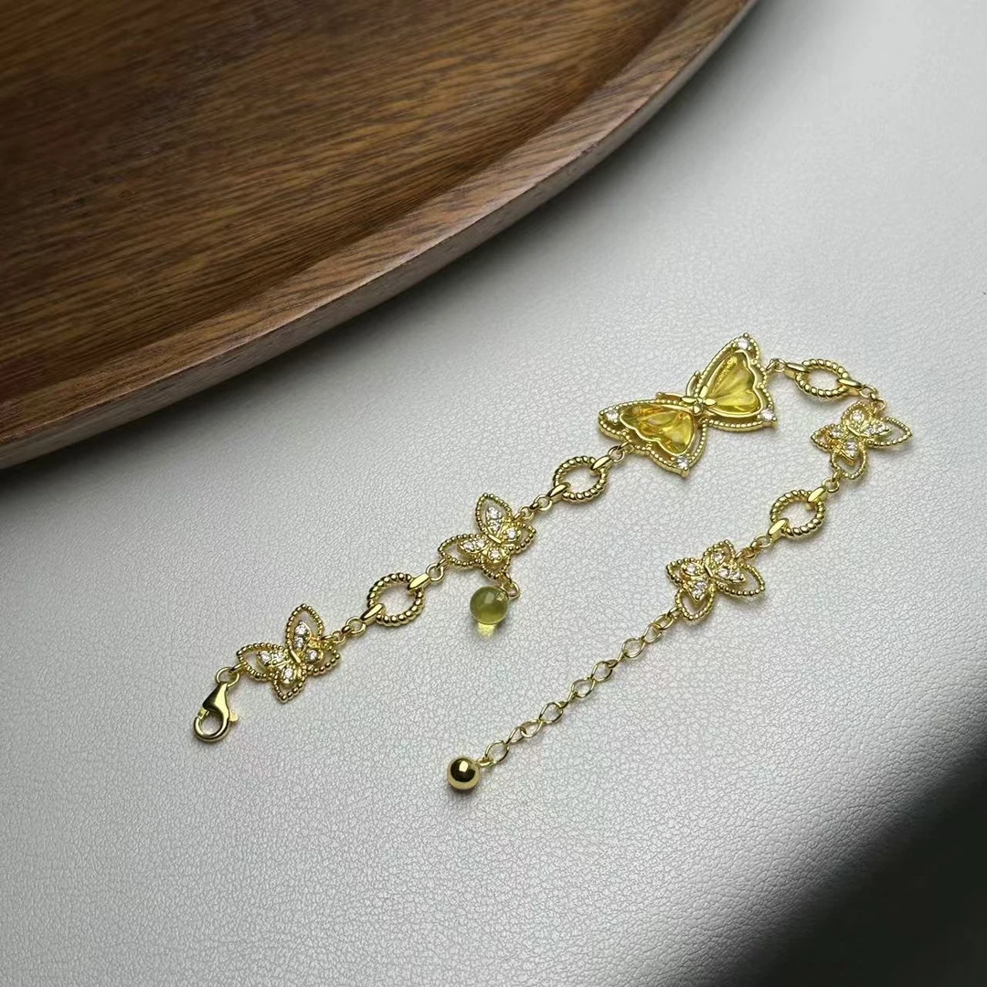 【子选好物】19 ZC37317-琥珀手链两用款-多样性发一件-15x26x3mm